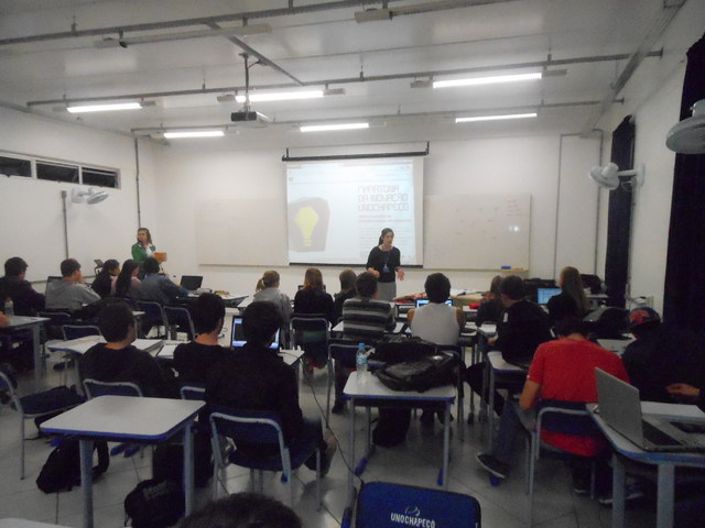 Equipe da INCTECh divulga Maratona da Inovação para acadêmicos da Unochapecó