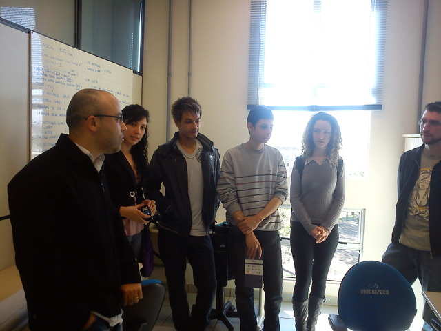 INCTECh recebe visita de turma do curso técnico do SENAC Chapecó