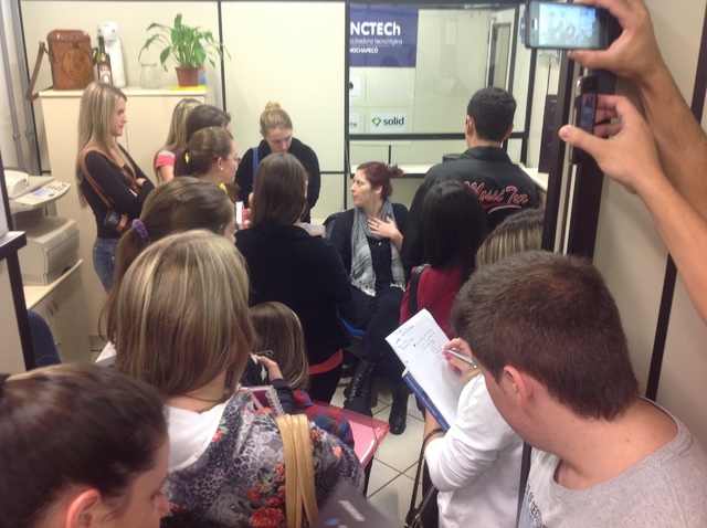 INCTECh recebe visita do 5° período de Administração da Unochapecó