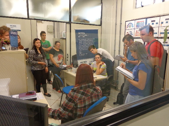 INCTECh recebe visita do 5° período de Administração da Unochapecó