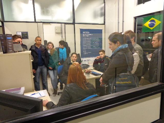 INCTECh recebe visita do Curso de Administração da Unochapecó