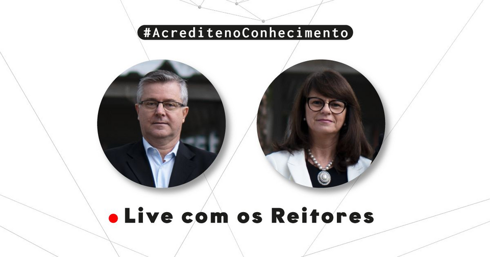 Live com os reitores