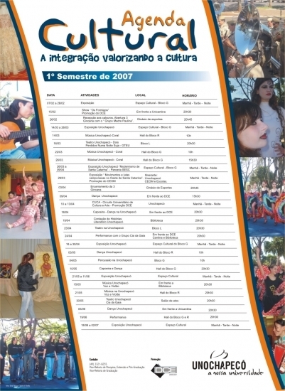 Unochapecó tem Agenda Cultural