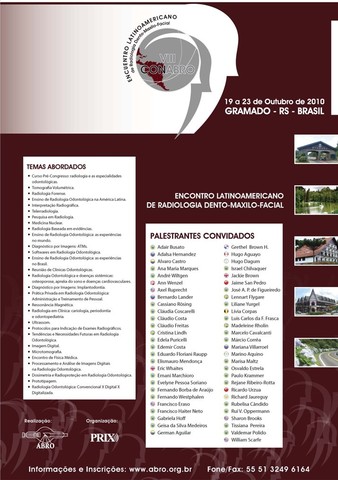 VIII Congresso Brasileiro de Radiologia Odontológica - CONABRO