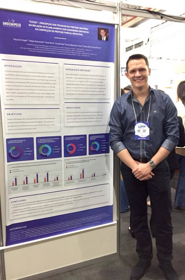 Acadêmico participou da 35ª Reunião Anual da Sociedade Brasileira de Pesquisa Odontológica rterte