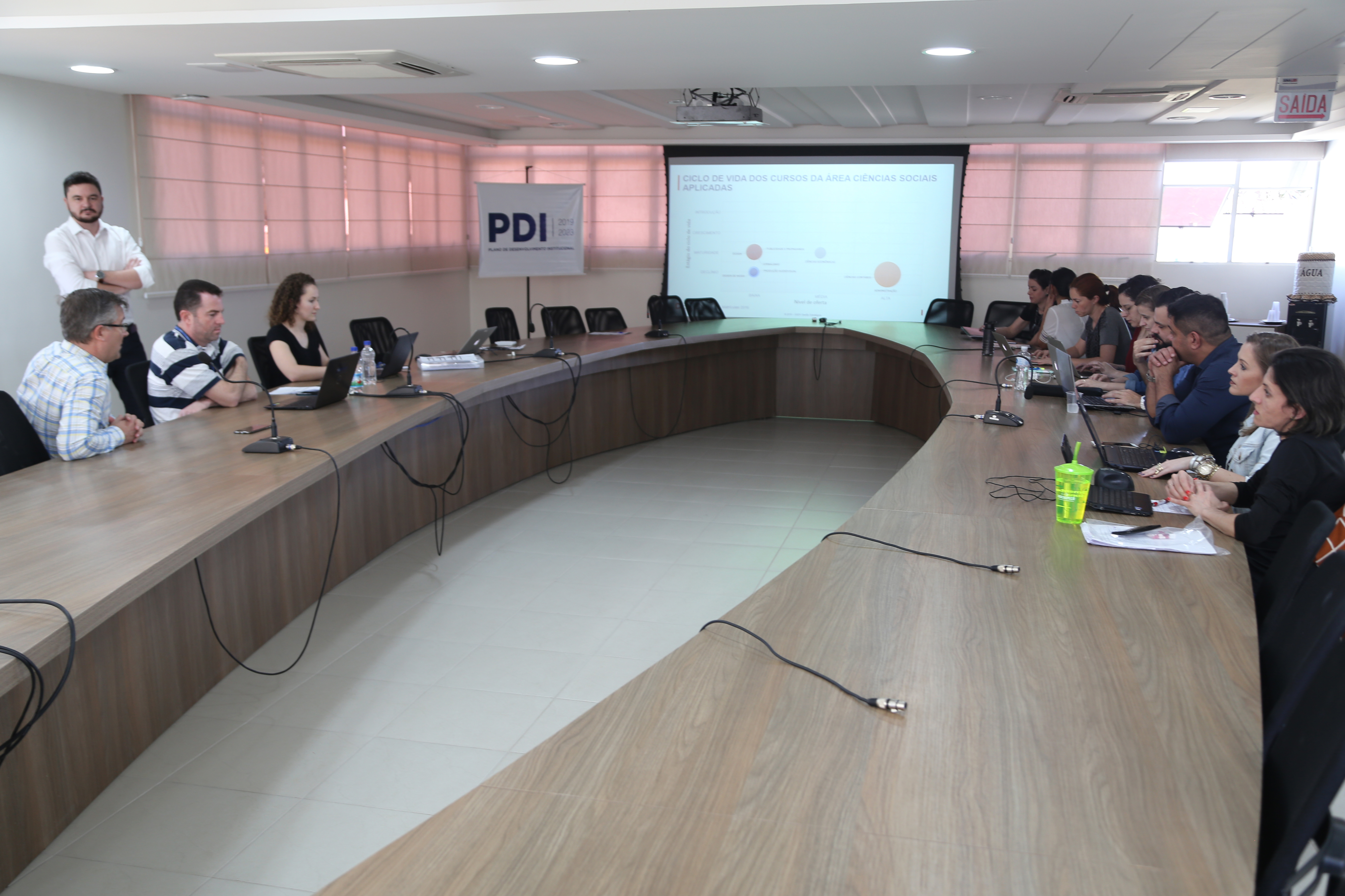 Coordenadores e diretor da Área de Ciências Sociais Aplicadas PDI ACSA