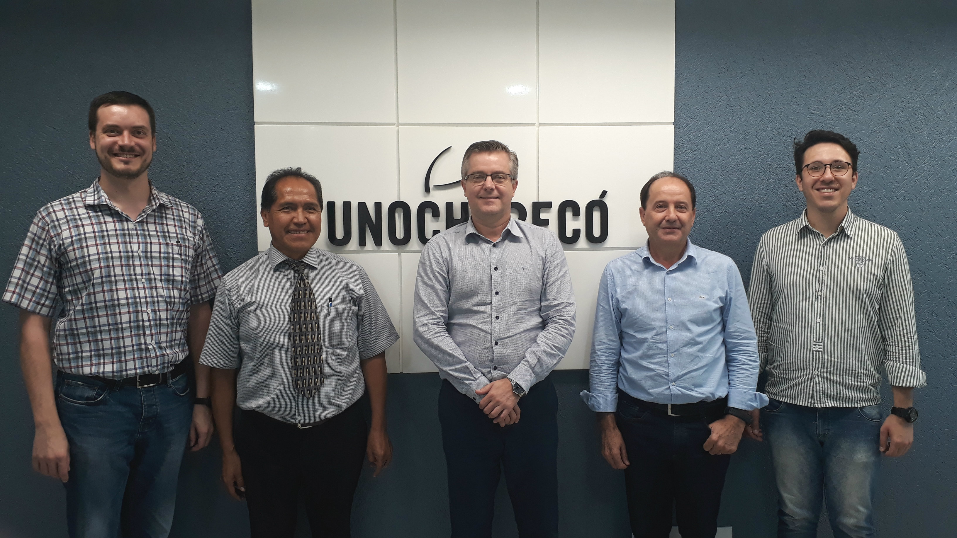 Visita do professor Moisés à Reitoria da Unochapecó sgsgdfg