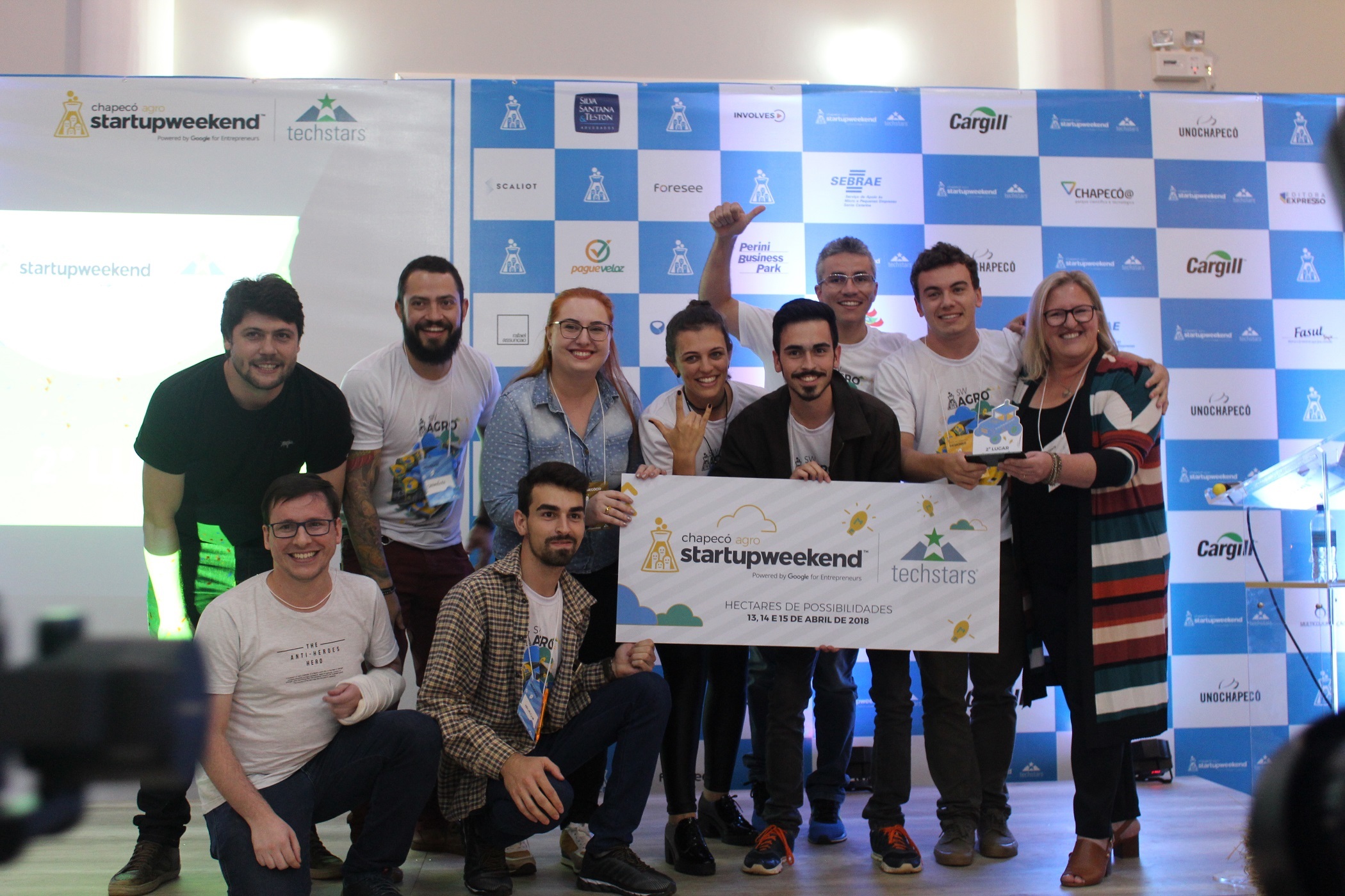 A equipe Uai Frui ficou em segundo lugar